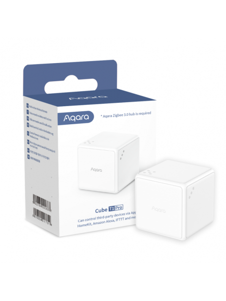 Xiaomi Aqara "Cube T1 Pro (CTP-R01)" - Contrôleur de scène Zigbee, compatible Alexa et HomeKit