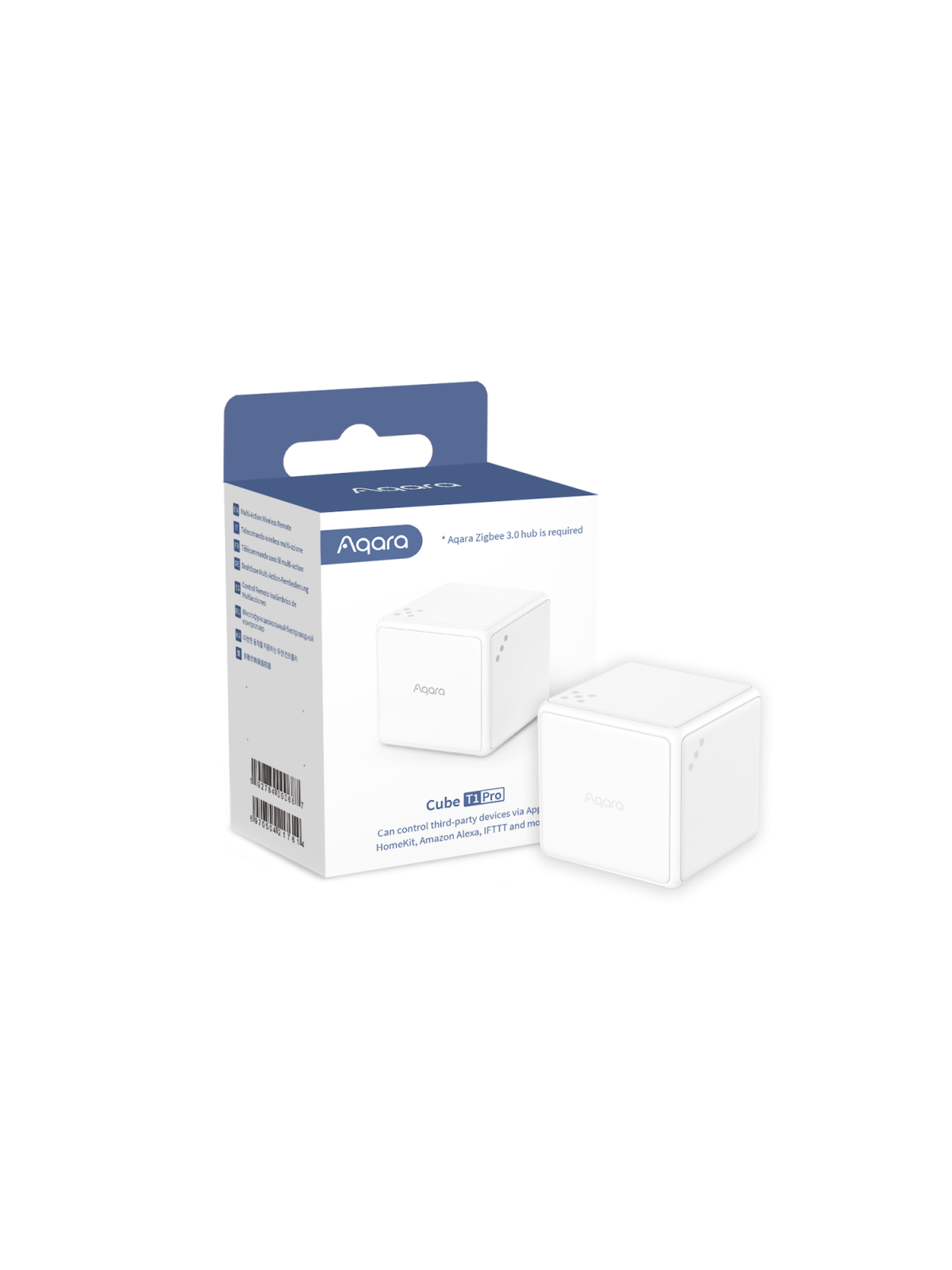 Xiaomi Aqara "Cube T1 Pro (CTP-R01)" - Contrôleur de scène Zigbee, compatible Alexa et HomeKit