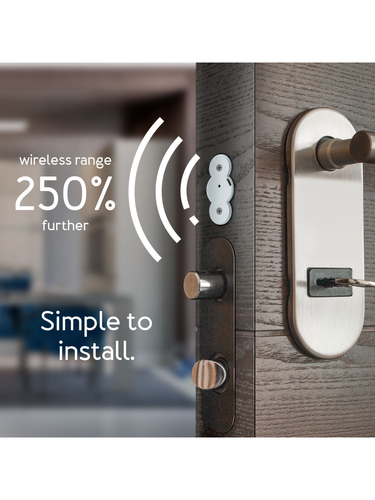 Aeotec ZW187 "Recessed Door Sensor" - Capteur d'ouverture de porte à encastrer Z-Wave+ V2