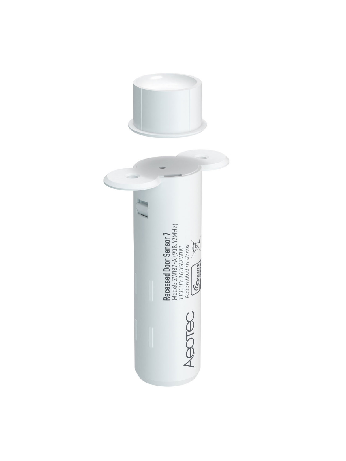 Aeotec ZW187 "Recessed Door Sensor" - Capteur d'ouverture de porte à encastrer Z-Wave+ V2