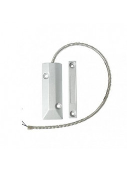 Capteur d'ouverture magnétique filaire "sabot" compatible extérieur pour porte de garage