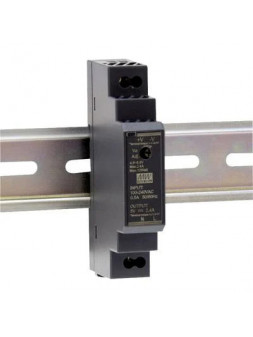 Alimentation rail DIN 12V 1,25A compatible Fibaro FGBS, GCE ECO-DEVICES, DoorBird, etc. - MeanWell HDR-15-12