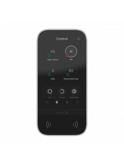 AJAX KeyPad TouchScreen - Clavier de commande à écran tactile avec lecteur de badges RFID et Bluetooth pour alarme sans fil AJAX
