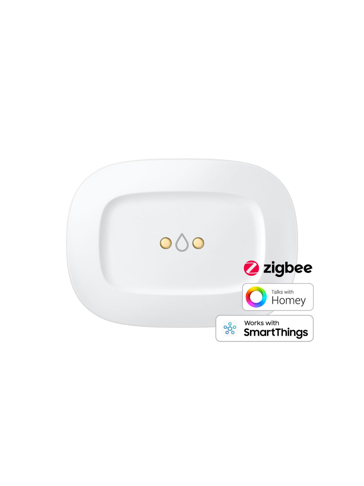 Aeotec SmartThings AEOWLSEU "Water Leak Sensor" - Détecteur d'inondation/fuite d'eau avec mesure de température ZigBee