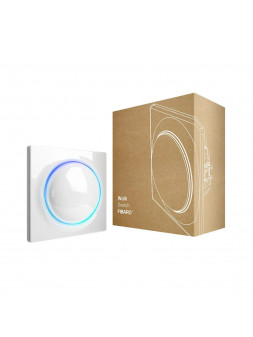 Fibaro Walli Double Switch FGWDSEU-221 - Interrupteur d'éclairage double relais ON/OFF Z-Wave+ avec mesure de la consommation