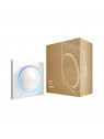 Fibaro Walli Double Switch FGWDSEU-221 - Interrupteur d'éclairage double relais ON/OFF Z-Wave+ avec mesure de la consommation