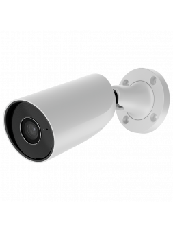 AJAX BulletCam - Caméra de surveillance IP extérieure filaire optimisé par l'IA, 5Mpx et lentille 2,8mm, compatible alarmes AJAX