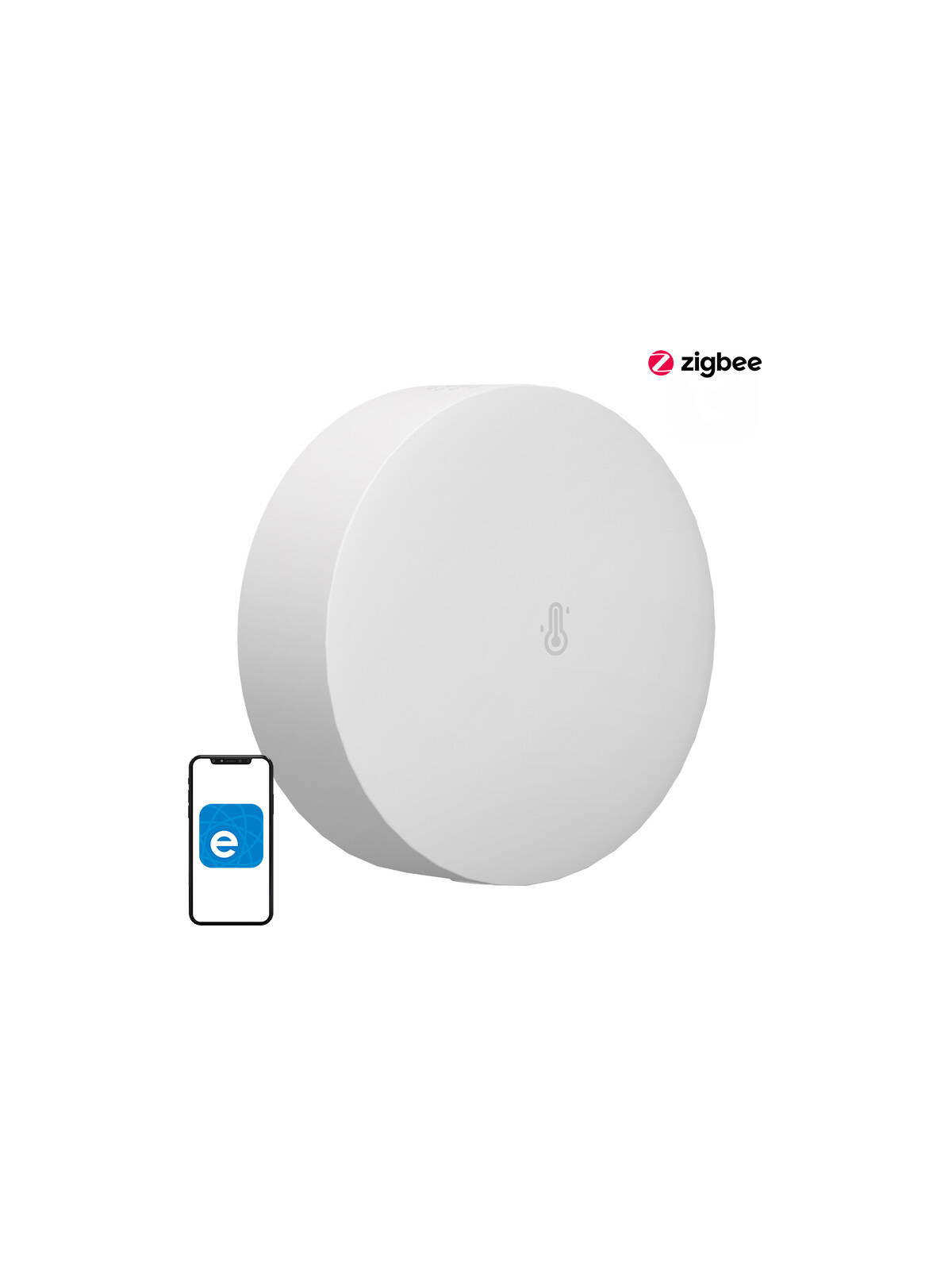 Sonoff SNZB-02P - Capteur de température et d'humidité ZigBee avec support