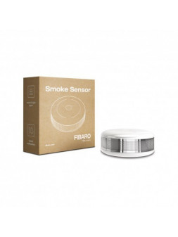 Fibaro FGSD-002-ZW5 "Smoke Sensor 2" Z-Wave Plus - Détecteur de fumée DAAF (norme EN14604)