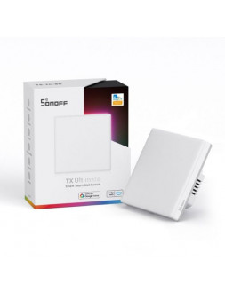 Sonoff TX Ultimate T5EUXC - Interrupteur tactile WiFi pour éclairage ou moteur - Compatible eWelink, Google Home et Amazon Alexa