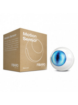 Fibaro FGMS-001-ZW5 "Motion Sensor" - Détecteur de mouvements, luminosité, température, sans-fil Z-Wave+