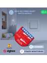 NOUS B2Z - Micromodule ZigBee 1 sortie ON/OFF 16A + mesure de consommation - Compatible Tuya, Jeedom, HomeAssistant, etc...