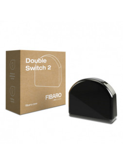Fibaro FGS-223 "Double Switch 2" - Micromodule Z-Wave+ interrupteur double ON/OFF avec mesure de consommation