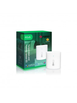 NOUS E5 - Capteur de température et d'humidité ZigBee - Compatible Tuya, eedomus, Jeedom, HomeAssistant, etc..