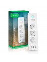 NOUS A5 - Multiprise WiFi avec 3 prises 15A + mesure de conso et 3 ports USB - Compatible Tuya, Google Home, Alexa, etc..