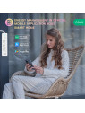 NOUS A5 - Multiprise WiFi avec 3 prises 15A + mesure de conso et 3 ports USB - Compatible Tuya, Google Home, Alexa, etc..