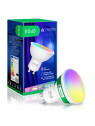 NOUS P8 - Ampoule WiFi GU10 couleur RGBW + Blanc froid et chaud - Compatible Matter, Google Home, Amazon Alexa, etc..
