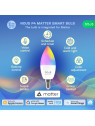 NOUS P4 - Ampoule WiFi E14 couleur RGBW + Blanc froid et chaud - Compatible Matter, Google Home, Amazon Alexa, etc..