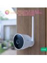 NOUS W7P - Caméra IP fixe extérieure WiFi 3MP, enregistrement sur carte SD - Compatible Tuya Smart Life NOUS W7P - Caméra IP fixe extérieure WiFi 3MP, enregistrement sur carte SD - Compatible Tuya Smart Life