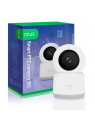 NOUS W2 - Caméra IP rotative intérieure WiFi 2MP, enregistrement cloud ou sur carte SD - Compatible Tuya Smart Life