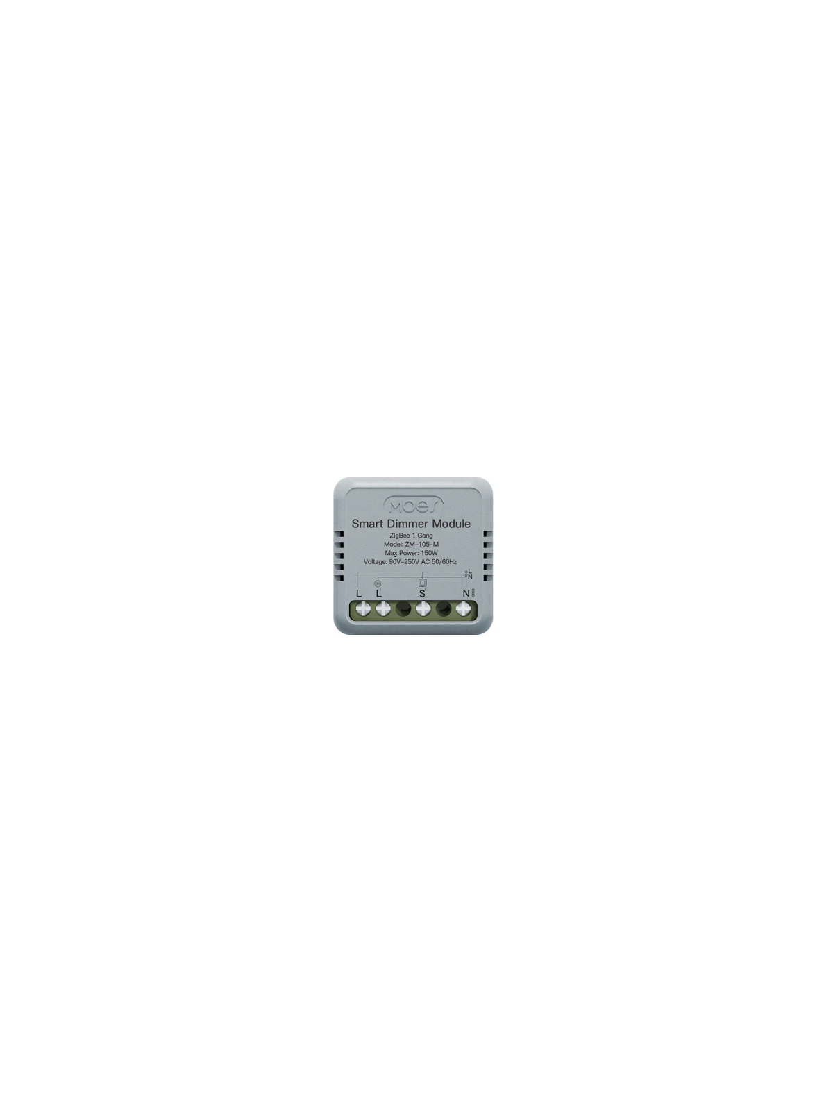 Moes "ZM-105-M-MS" - Micromodule Mini ZigBee variateur de lumière - Compatible Tuya, Lidl Home, Jeedom, HomeAssistant, etc...