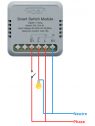 Moes "ZRM-104-M-MS" - Micromodule Mini ZigBee 1 sortie ON/OFF 10A - Compatible Tuya, Lidl Home, Jeedom etc...