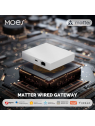 Moes "MZHUB-MS" - Passerelle (box) domotique Ethernet - ZigBee 3 pour Tuya Smart Life + Matter Over Thread