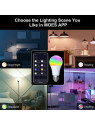 Moes "ZB-TDA9-RCW-E27-MS" - Ampoule ZigBee E27 couleur RGBW + blanc chaud et froid - Compatible Tuya Smart Life