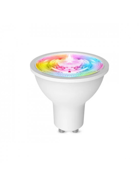 Moes "ZB-TD5-RCW-GU10-MS" - Ampoule ZigBee GU10 couleur RGBW + blanc chaud et froid - Compatible Tuya Smart Life