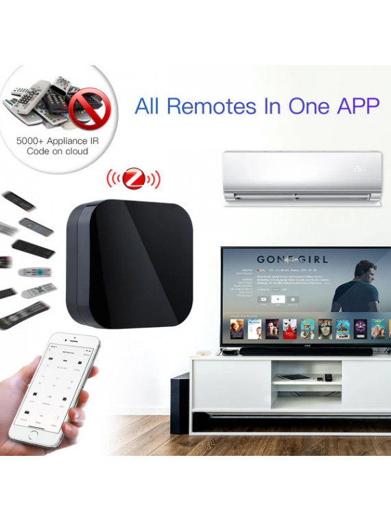 Moes "ZR-X-R11-A-MS" - Émetteur, Télécommande, Contrôleur universelle Infrarouge ZigBee - Compatible Tuya, Jeedom, HomeAssistant