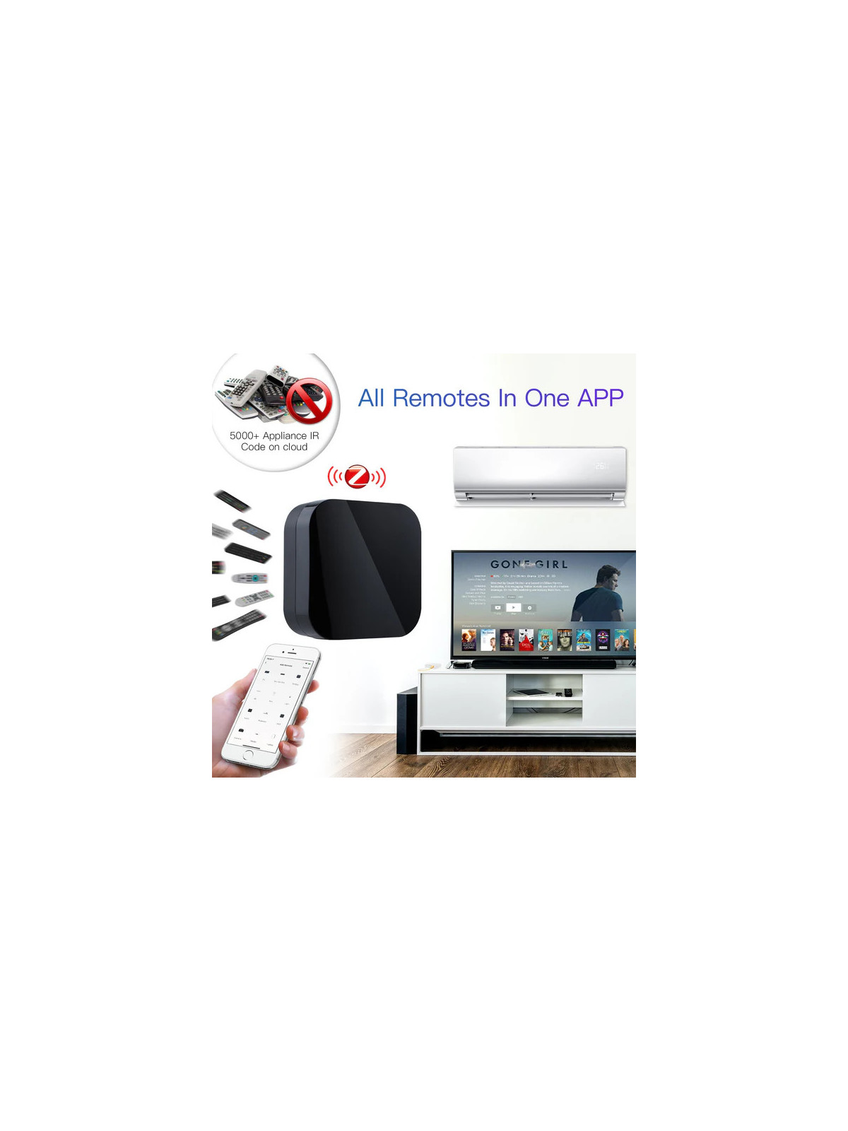 Moes "ZR-X-R11-A-MS" - Émetteur, Télécommande, Contrôleur universelle Infrarouge ZigBee - Compatible Tuya, Jeedom, HomeAssistant