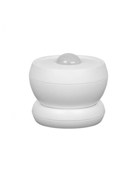 Moes "ZSS-S01-PIR-C-MS" - Détecteur de mouvement ZigBee avec base magnétique - Compatible Tuya Smart Life et Lidl Home