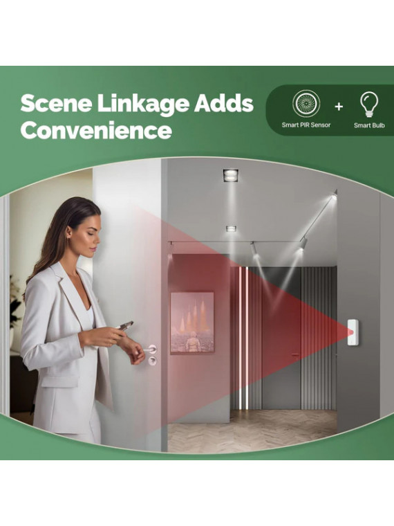 Moes "ZSS-P01-PIR-A-EN" - Détecteur de mouvement PIR ZigBee - Compatible Tuya Smart Life et Lidl Hom Moes "ZSS-P01-PIR-A-EN" - Détecteur de mouvement PIR ZigBee - Compatible Tuya Smart Life et Lidl Hom