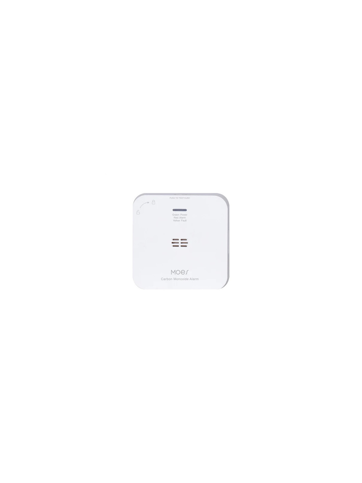 Moes "ZSS-HM-CO-A-MS" - Détecteur de monoxyde de carbon (CO)  ZigBee - Compatible Tuya Smart Life