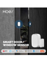 Moes "ZSS-S01-GWM-C-MS" - Détecteur d'ouverture de porte et fenêtre ZigBee - Compatible Tuya Smart Life