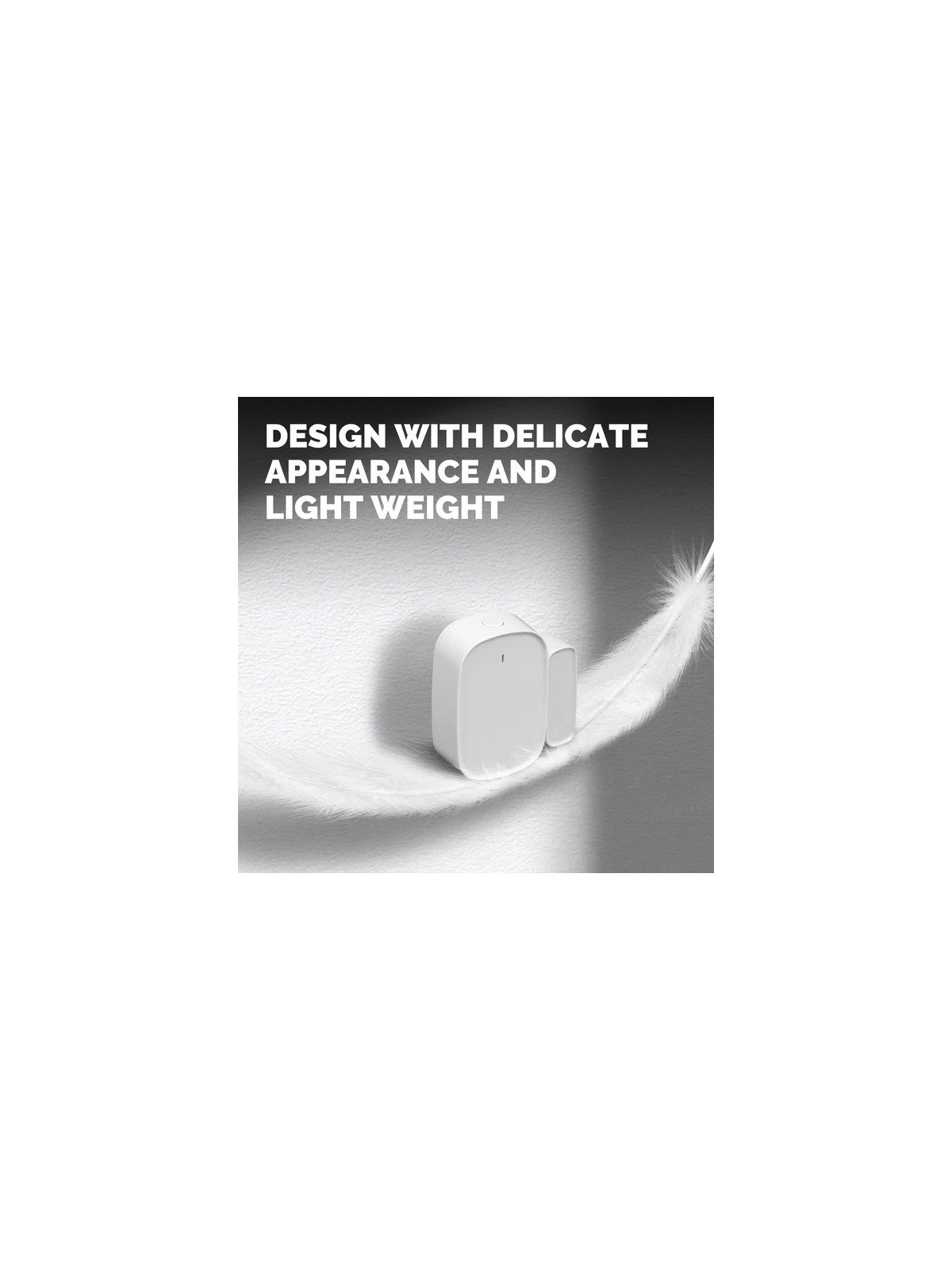 Moes "ZSS-S01-GWM-C-MS" - Détecteur d'ouverture de porte et fenêtre ZigBee - Compatible Tuya Smart Life