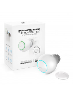 Fibaro FGTSP-001 "The Heat Controller" - Pack Tête thermostatique Z-Wave+ (FGT) avec sonde de température déportée (FGBRS)