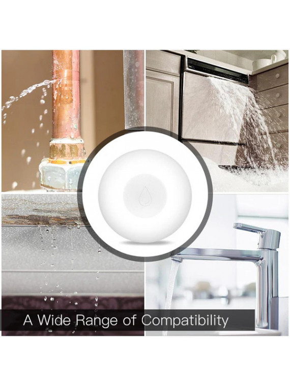 Moes "ZSS-QY-WL-C-MS" - Détecteur d'inondation / fuite d'eau ZigBee - Compatible Tuya Smart Life, Lidl Home, Jeedom etc... Moes "ZSS-QY-WL-C-MS" - Détecteur d'inondation / fuite d'eau ZigBee - Compatible Tuya Smart Life, Lidl Home, Jeedom etc...
