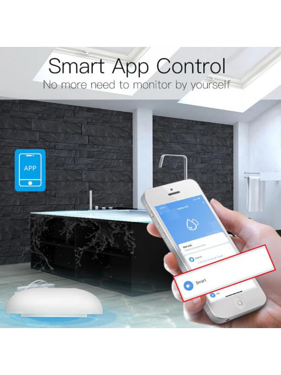 Moes "ZSS-QY-WL-C-MS" - Détecteur d'inondation / fuite d'eau ZigBee - Compatible Tuya Smart Life, Lidl Home, Jeedom etc... Moes "ZSS-QY-WL-C-MS" - Détecteur d'inondation / fuite d'eau ZigBee - Compatible Tuya Smart Life, Lidl Home, Jeedom etc...