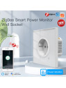 Moes "ZK-FR16M-XX-MS" - Prise encastrée connectée ZigBee - Compatible Tuya Smart Life, eedomus, Home Assistant, etc...