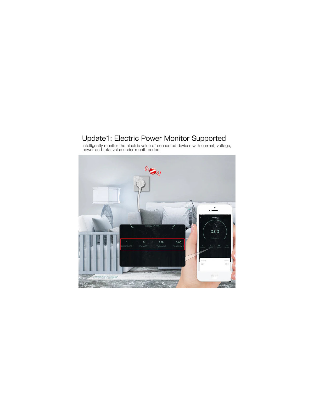 Moes "ZK-FR16M-XX-MS" - Prise encastrée connectée ZigBee - Compatible Tuya Smart Life, eedomus, Home Assistant, etc...