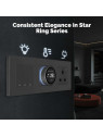 Moes "ZHT-SR-GA-XX-MS" - Thermostat ZigBee pour plancher chauffant Hydraulique - Compatible Tuya Smart Life, Lidl Home, Jeedom