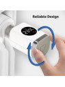 Moes "ZTRV-801-MS" - Tête thermostatique ZigBee - Compatible Tuya Smart Life, Lidl Home, Jeedom, Home Assistant etc... Moes "ZTRV-801-MS" - Tête thermostatique ZigBee - Compatible Tuya Smart Life, Lidl Home, Jeedom, Home Assistant etc...