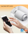 Moes "ZTRV-PJ-601-MS" - Tête thermostatique ZigBee - Compatible Tuya Smart Life, Lidl Home, Google Home et Amazon Alexa