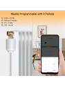 Moes "ZTRV-PJ-601-MS" - Tête thermostatique ZigBee - Compatible Tuya Smart Life, Lidl Home, Google Home et Amazon Alexa