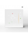 Moes "ZHT-006-GB-XX-MS" - Thermostat tactile ZigBee pour plancher chauffant électrique - Compatible Tuya Smart Life, Lidl Home