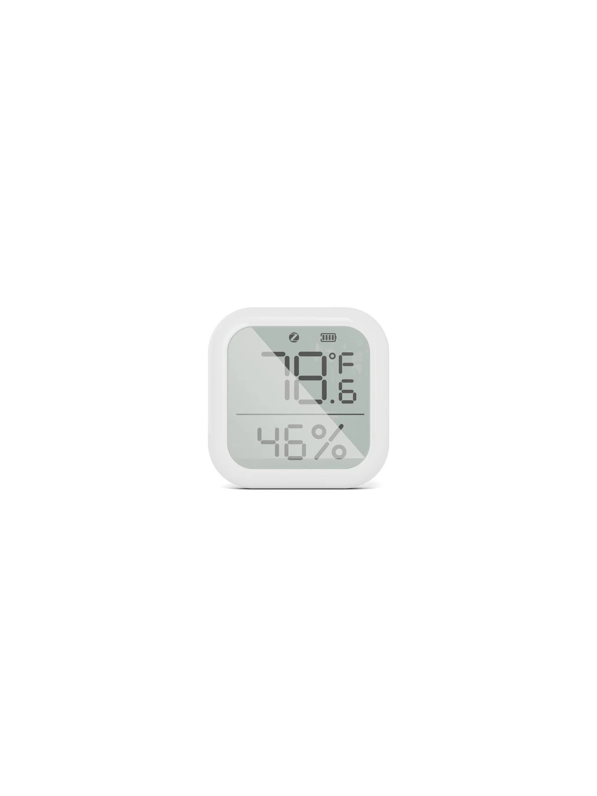 Moes "ZSS-KB-TH-LX-C-MS" - Capteur ZigBee de température et d'humidité avec écran -Compatible Tuya Smart Life, Lidl Home, Jeedom