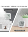 Moes "ZSS-KB-TH-LX-C-MS" - Capteur ZigBee de température et d'humidité avec écran -Compatible Tuya Smart Life, Lidl Home, Jeedom Moes "ZSS-KB-TH-LX-C-MS" - Capteur ZigBee de température et d'humidité avec écran -Compatible Tuya Smart Life, Lidl Home, Jeedom