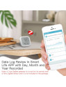 Moes "ZSS-KB-TH-LX-C-MS" - Capteur ZigBee de température et d'humidité avec écran -Compatible Tuya Smart Life, Lidl Home, Jeedom Moes "ZSS-KB-TH-LX-C-MS" - Capteur ZigBee de température et d'humidité avec écran -Compatible Tuya Smart Life, Lidl Home, Jeedom
