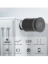Moes "ZTRV-BY-100-XX-MS" - Tête thermostatique ZigBee - Compatible Tuya Smart Life, Lidl Home, Jeedom et Home Assistant Moes "ZTRV-BY-100-XX-MS" - Tête thermostatique ZigBee - Compatible Tuya Smart Life, Lidl Home, Jeedom et Home Assistant